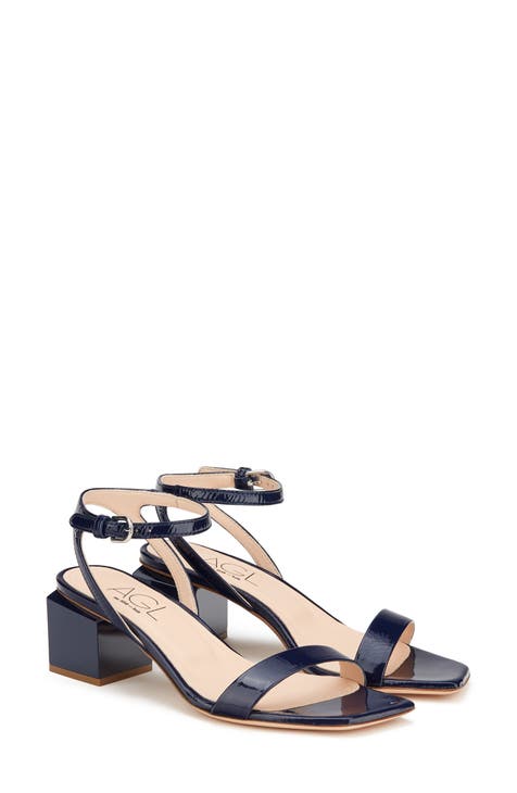 Blue Block Heel Sandals for Women Nordstrom