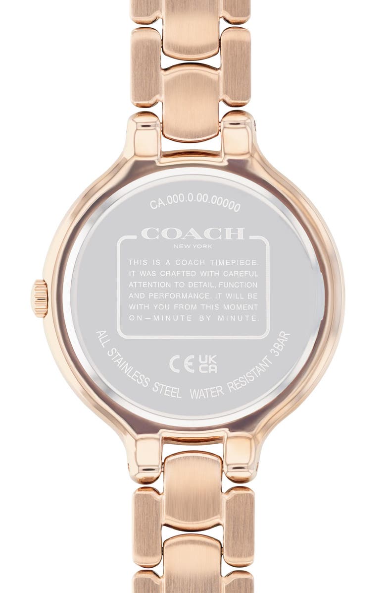 COACH Chelsea Crystal Pavé Bracelet Watch, 32mm, Alternate, color, 