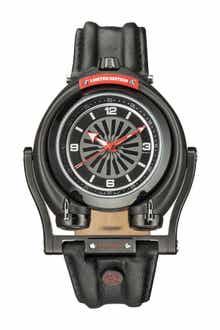 GV2 Triton Limited Edition Swiss Automatic Leather Strap Watch, 48mm