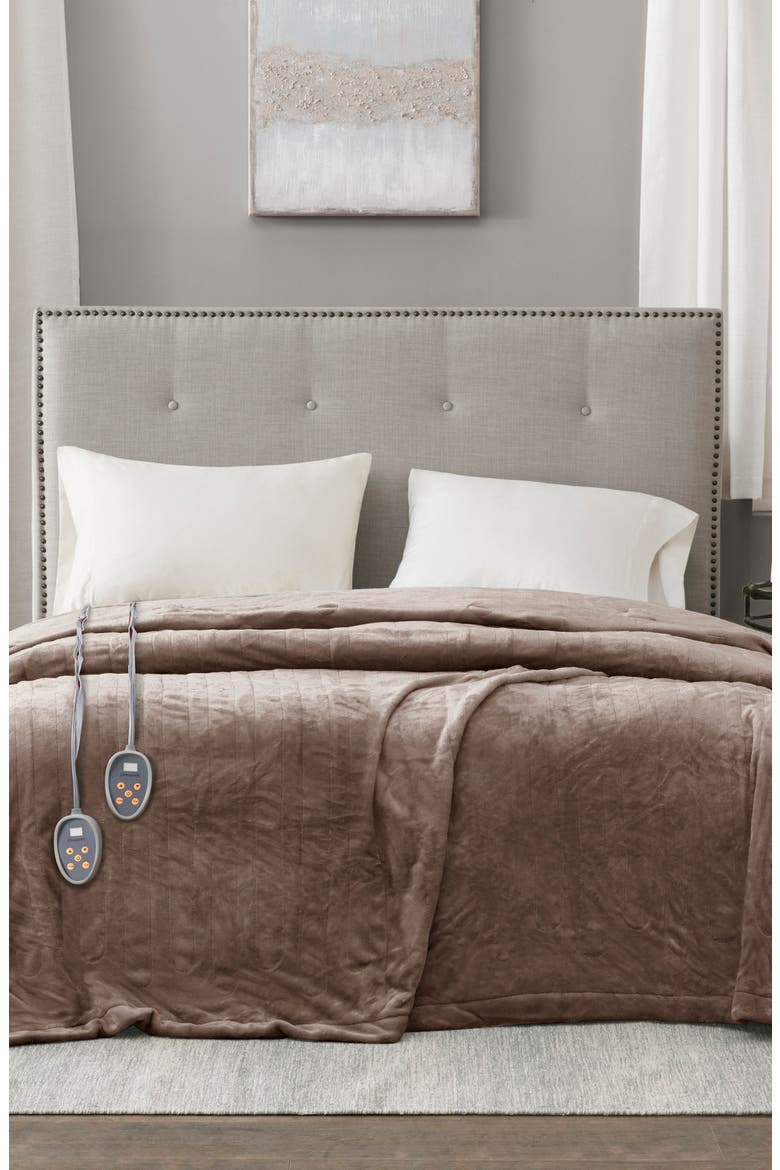 Heated Blanket, Alternate, color, MINK