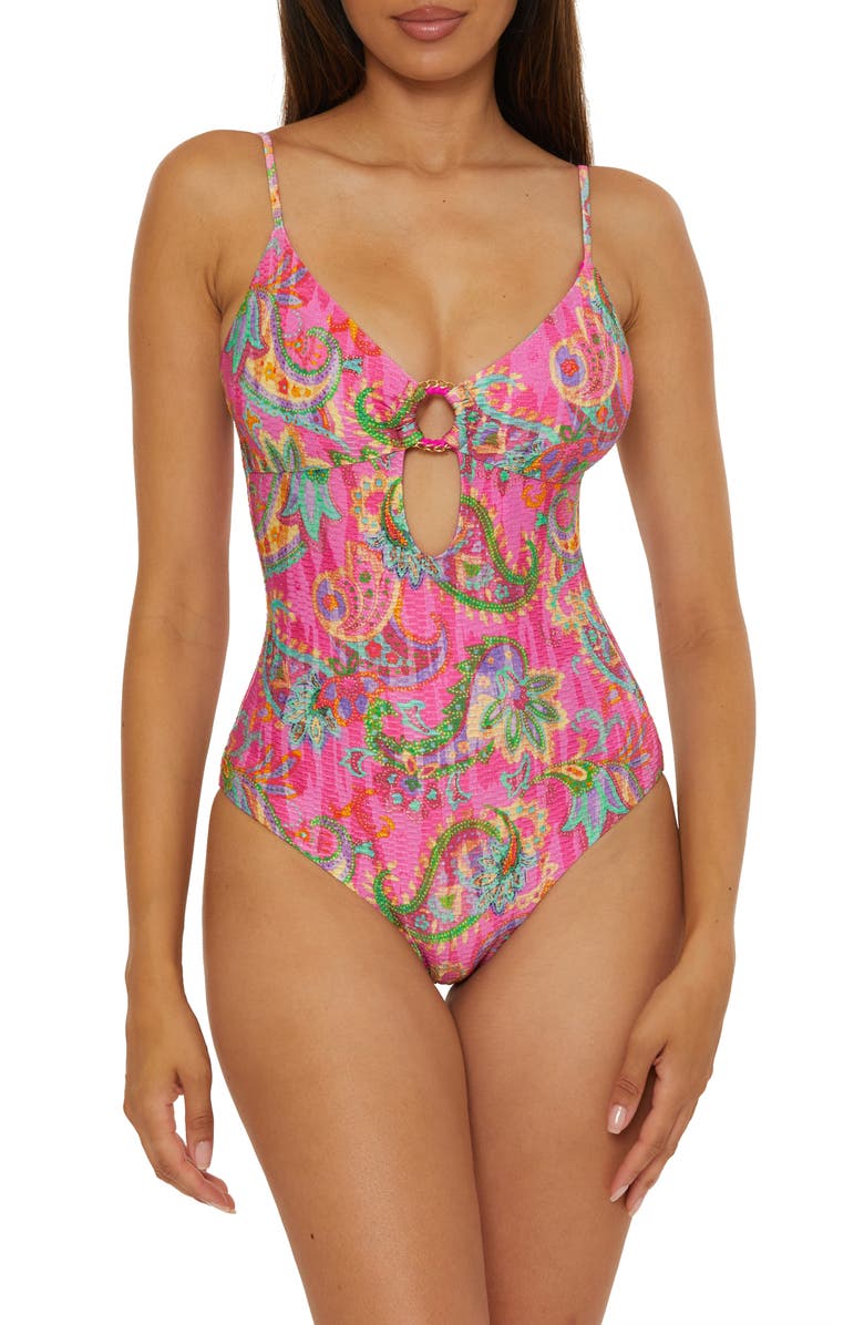 Becca Polynesia One-Piece Swimsuit, Main, color,
