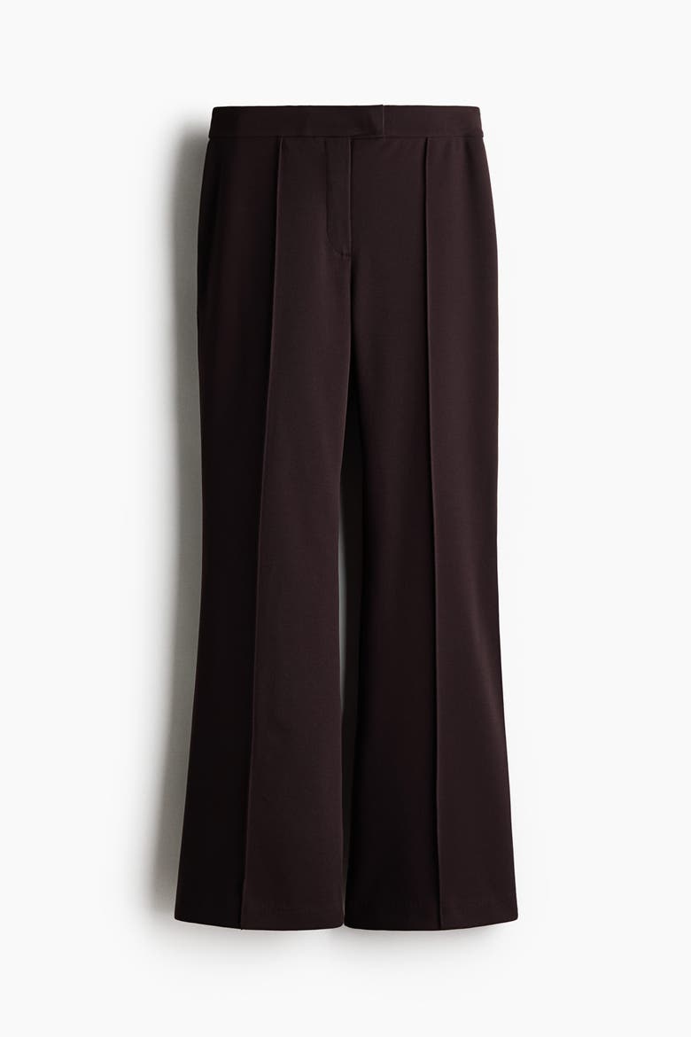 Bootcut Crease-front Trousers, Alternate, color, Dark brown