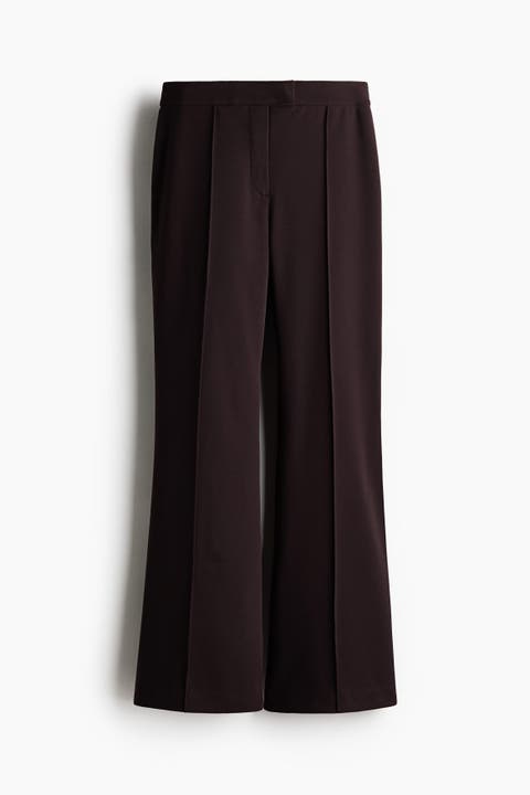 Bootcut Crease-front Trousers