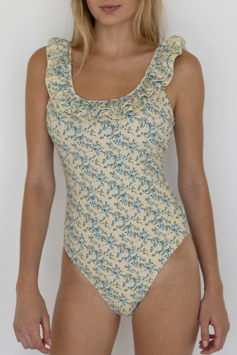 May Scoop Neck One Piece Swimsuit