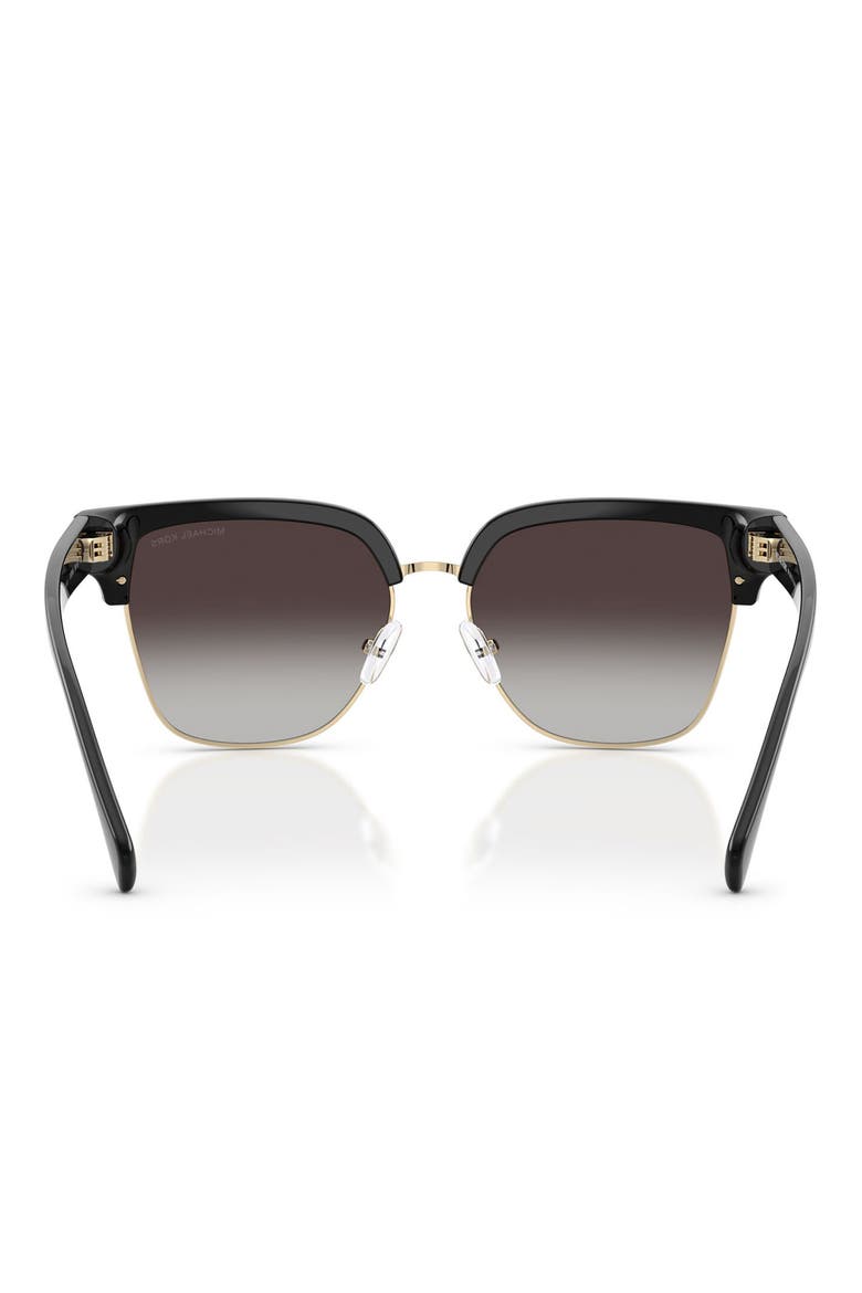 St. Eustatius 56mm Square Sunglasses, Alternate, color, BLACK / LIGHT GREY GRADIENT
