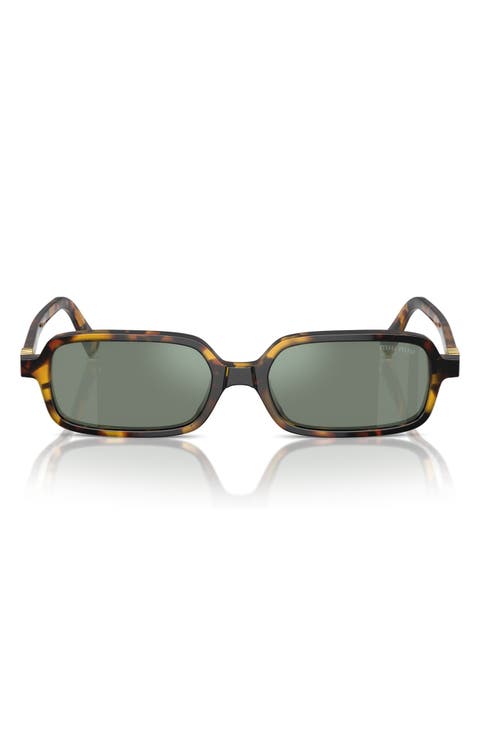 51mm Rectangular Sunglasses