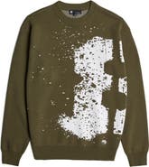 G-STAR Sprayed 89 Relaxed Organic Cotton Crewneck Sweater