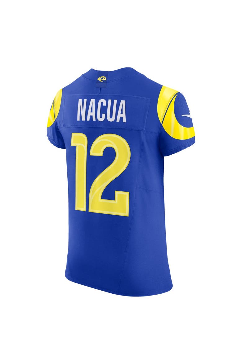 Men's Nike Puka Nacua Royal Los Angeles Rams Team Vapor F.U.S.E. Elite Jersey, Alternate, color, Royal