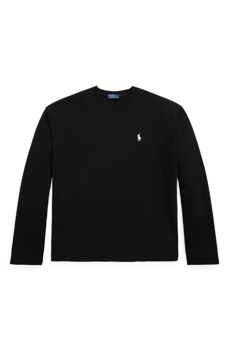 Polo Ralph Lauren Long Sleeve Cotton Jersey T-Shirt, Alternate, color, Polo Black