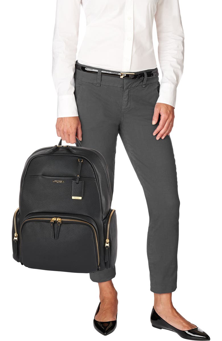 TUMI Calais Leather Computer Backpack, Alternate, color,