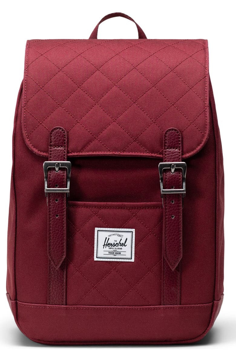 Herschel Supply Co. Retreat Recycled Polyester Mini Backpack, Main, color,