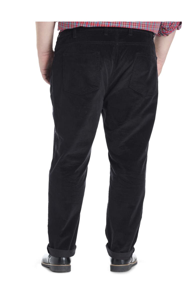 True Nation by DXL Big & Tall 5-Pocket Comfort Corduroy Pants, Alternate, color, Caviar