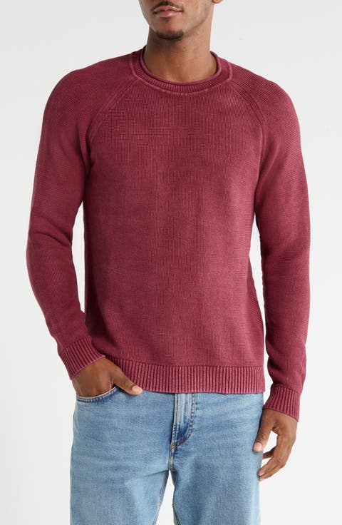 Garment Dye Roll Neck Sweater