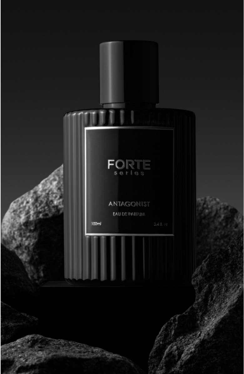 Forte Series Antagonist Eau de Parfum (3.4 oz), Woody & Leathery, Alternate, color, Black