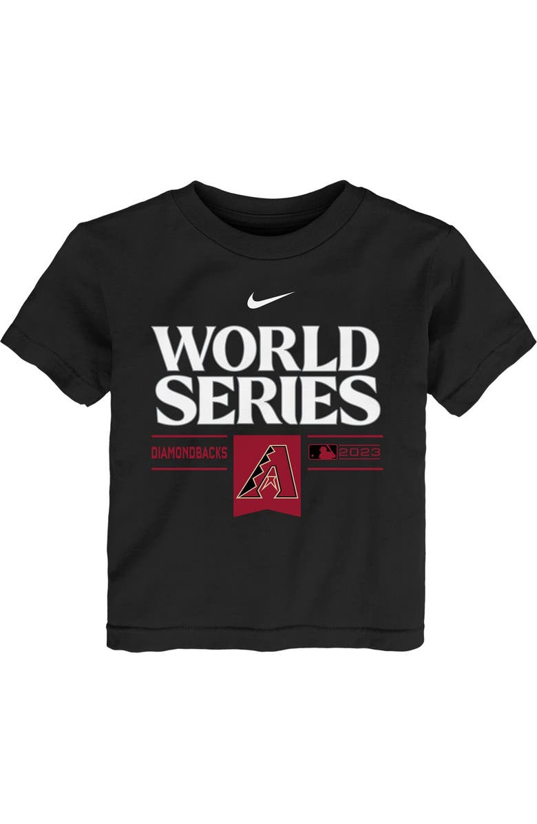 Nike Toddler Nike  Black Arizona Diamondbacks 2023 World Series Authentic Collection T-Shirt, Alternate, color, 