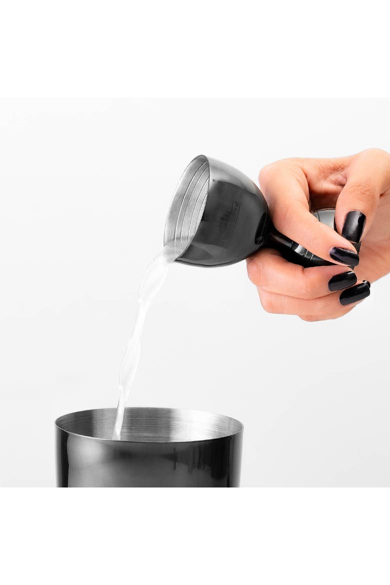 Black Bell Cocktail Jigger, Alternate, color, Black