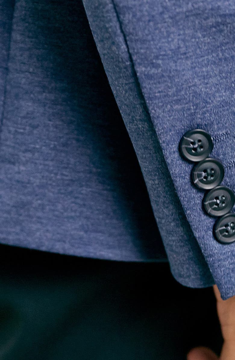 Topman Slim Fit Jersey Blazer, Alternate, color,