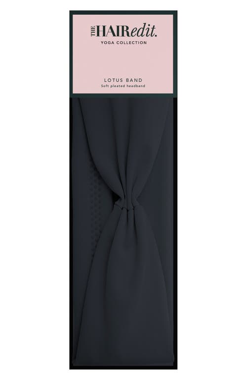 The Hair Edit Lotus Pleated Headband In Multi