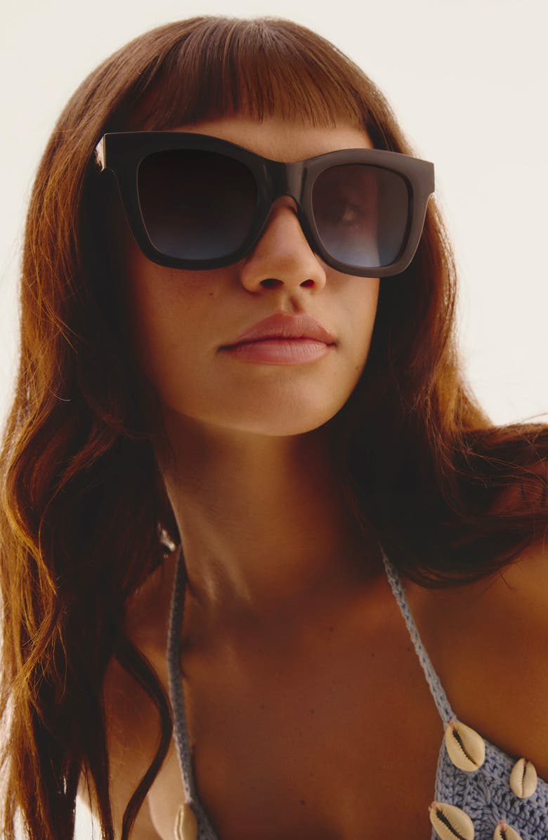QUAY After Hours 51mm Square Sunglasses, Alternate, color, Ch/Brnbl