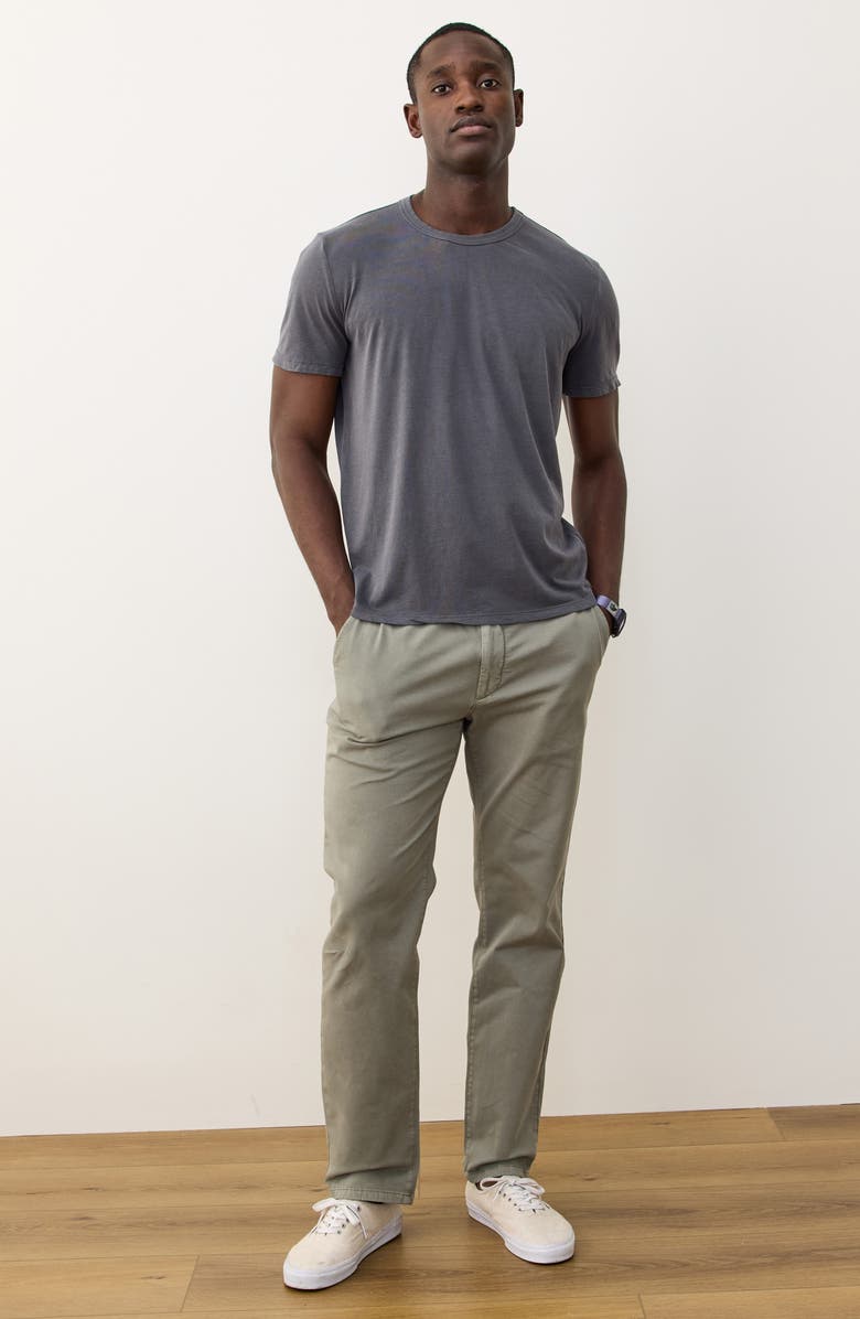 Marine Layer Signature Crewneck T-Shirt, Alternate, color, Asphalt