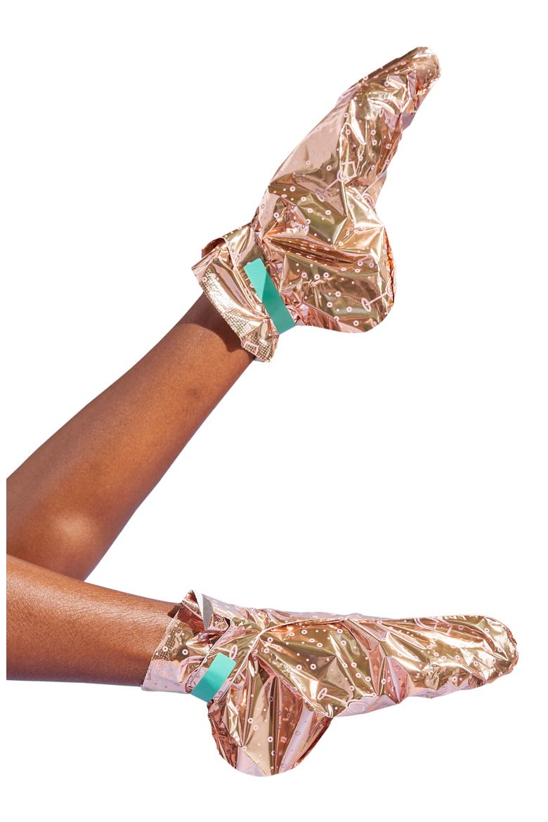 Rosé Toes Foot Mask, Alternate, color, NO COLOR