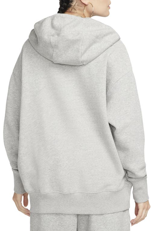 Nike Sportswear Phoenix Fleece Full Zip Hoodie In Gray