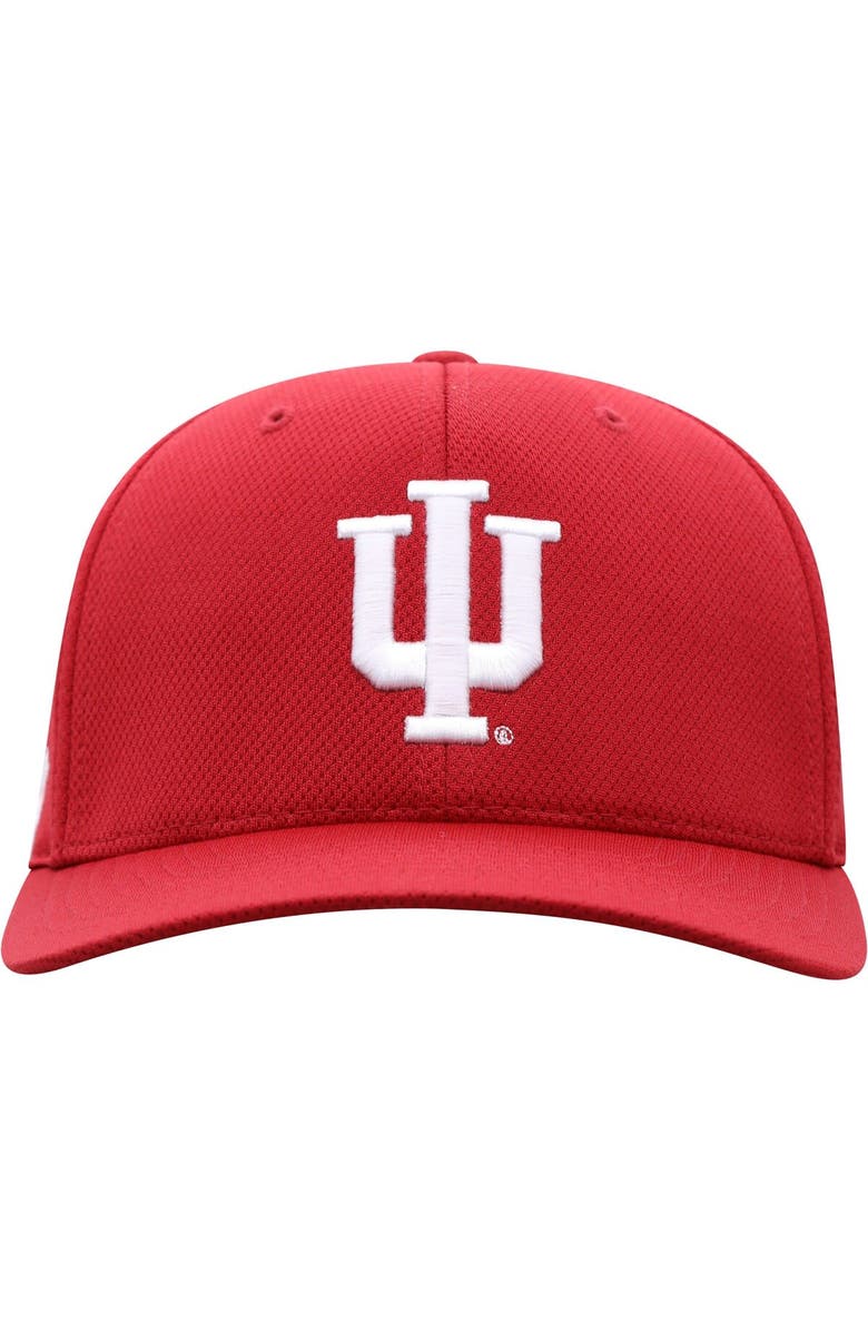 TOP OF THE WORLD Men's Top of the World Crimson Indiana Hoosiers Reflex Logo Flex Hat, Alternate, color, Crimson