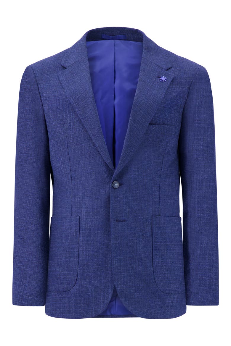 Wool Blend Sport Coat, Alternate, color, DARK BLUE