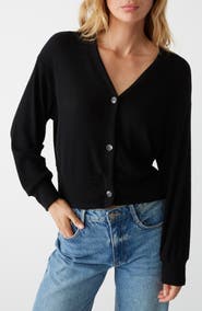 Michael Stars Ilsa Rib Knit Cardigan
