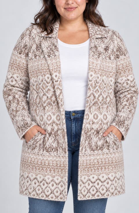 Open Front Sweater Coat
