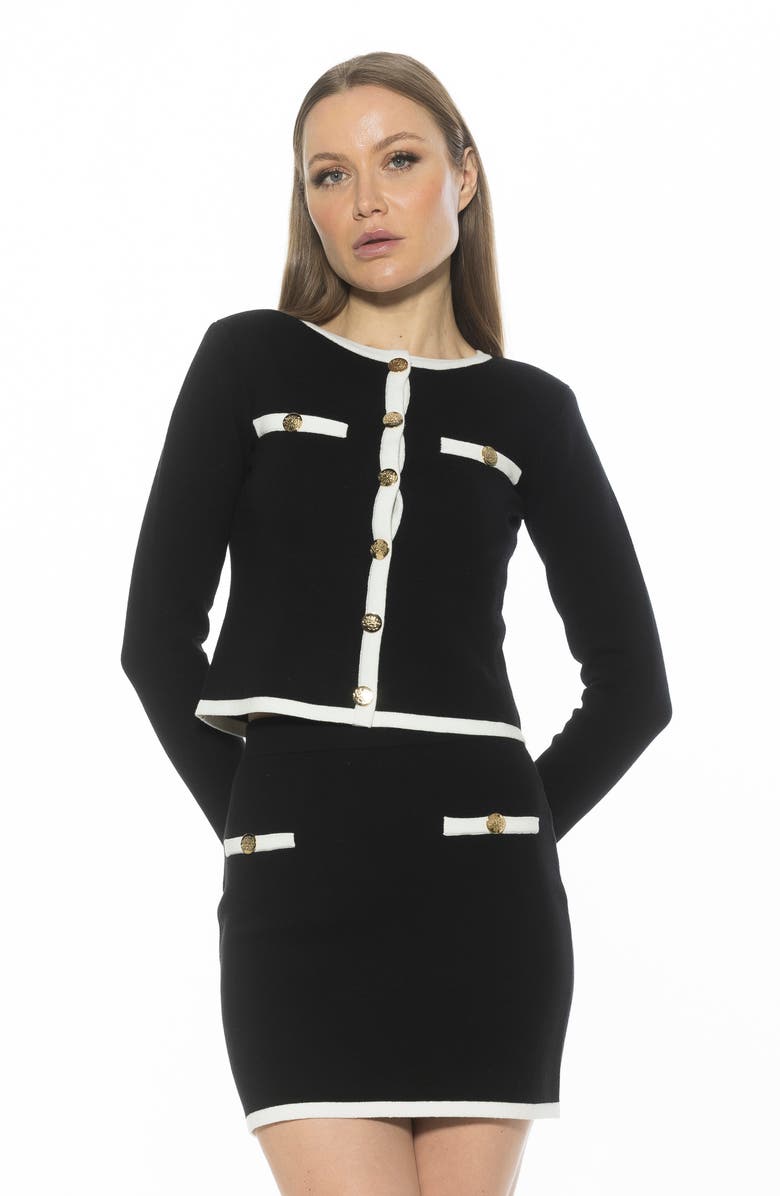 Alexia Admor Maia Knit Cardigan, Alternate, color,