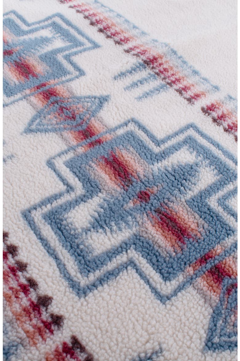 High Pile Fleece Crate Blanket, Alternate, color, HARDING ROSEWOOD