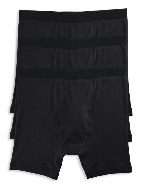 Harbor Bay by DXL 3-pk Boxer Briefs in Black  product