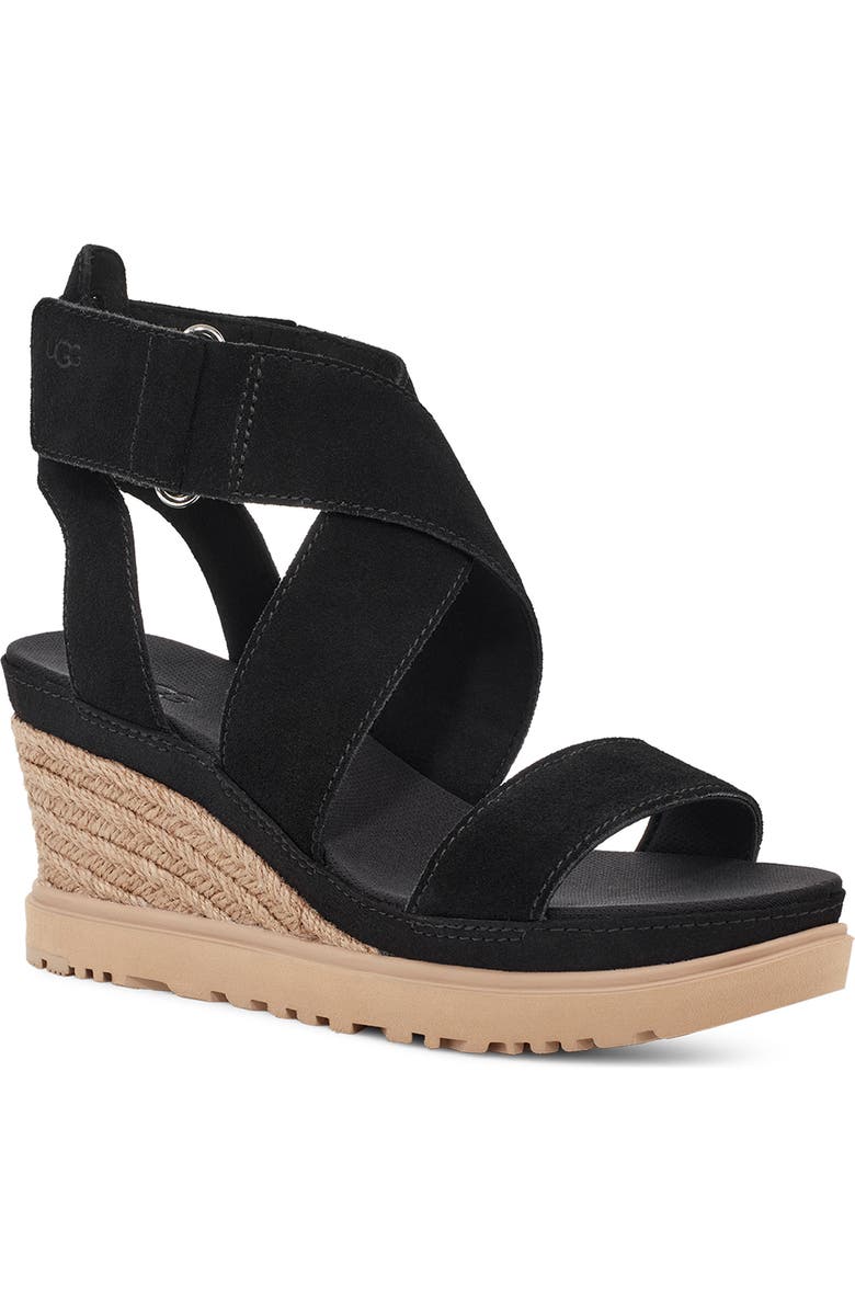 UGG<sup>®</sup> Ileana Espadrille Wedge Sandal, Main, color,