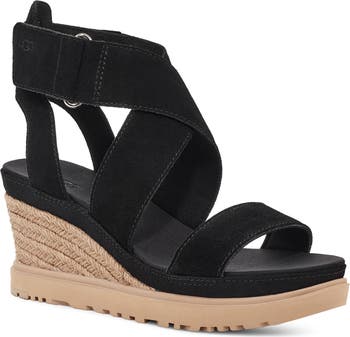 【UGG】厚底 ウェッジソール ストラップ サンダル ILEANA Amazon | UGG レディース Ileana ストラップ ウェッジサンダル