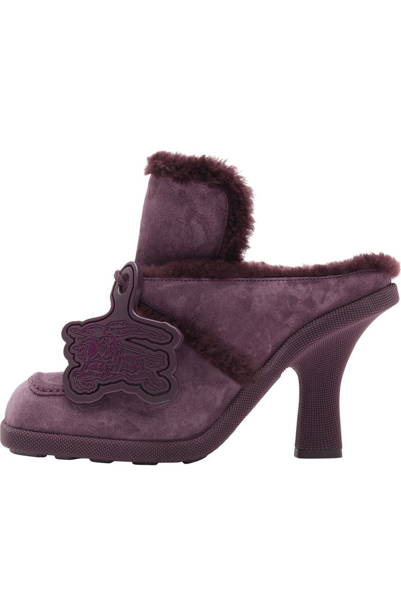 Burberry Highland Genuine Shearling Mule, Alternate, color,