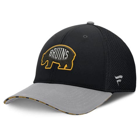 Men's Fanatics Black Boston Bruins Fundamentals Span Flex Hat