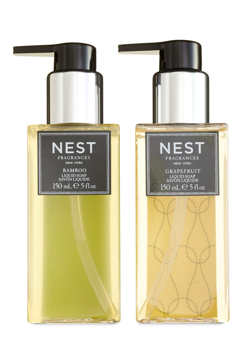 NEST Fragrances Bamboo & Grapefruit Liquid Hand Soap Duo, Main, color, NO COLORDNU