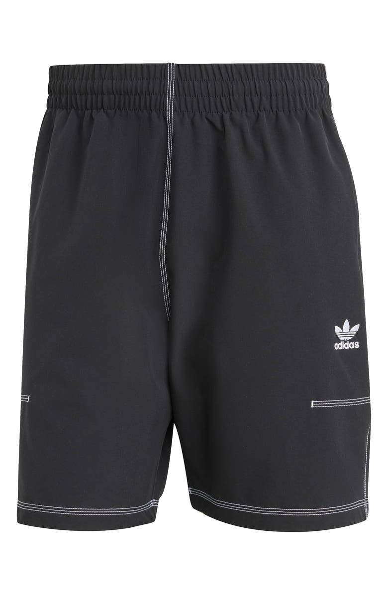 adidas Trefoil Essentials Shorts, Alternate, color, Black