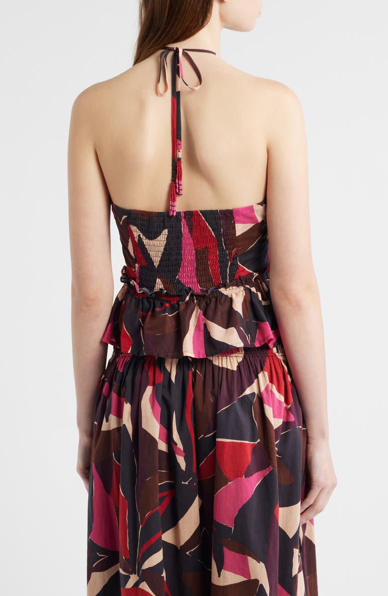 Rails Dulce Peplum Halter Top, Alternate, color, Paradise