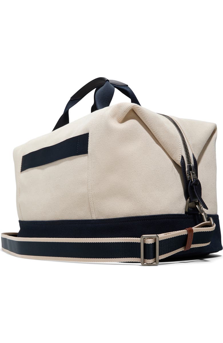 Brooks Brothers Lafayette Cotton Canvas Duffle Bag, Alternate, color, Natural