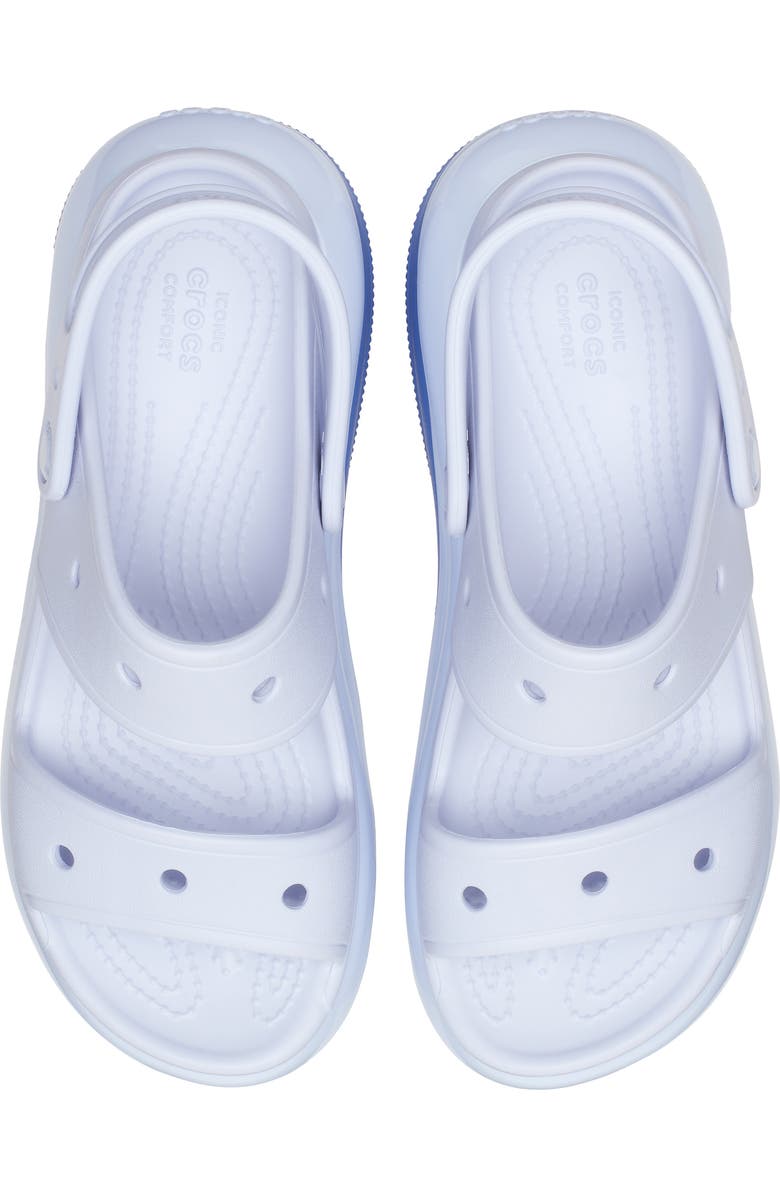 CROCS Classic Mega Crush Water Resistant Platform Sandal, Alternate, color, Dreamscape