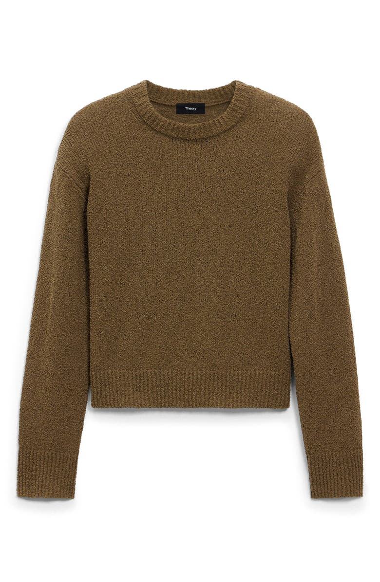 Theory Stretch Cotton Bouclé Sweater, Alternate, color, 