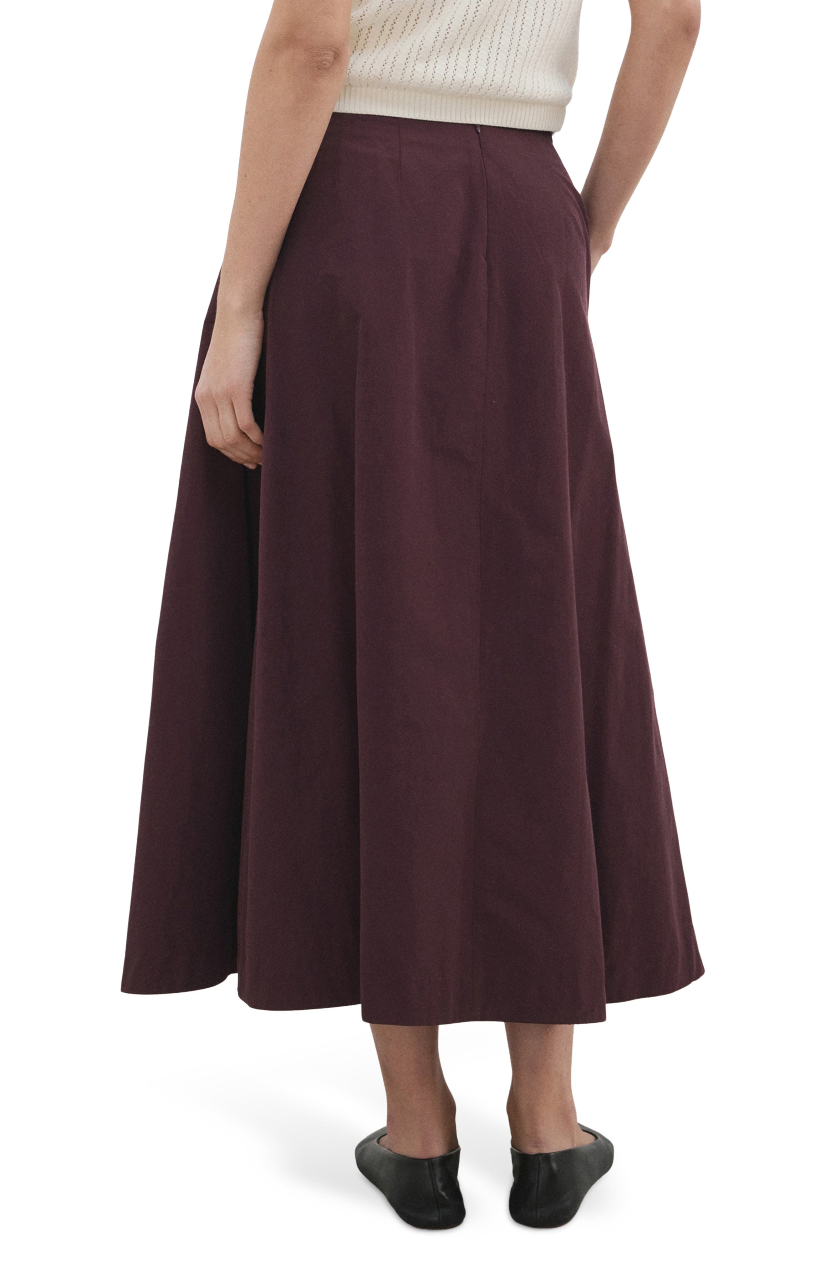 Pleated Midi Skirt - image 4