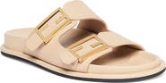 Fendi Feel Dual Strap Slide Sandal