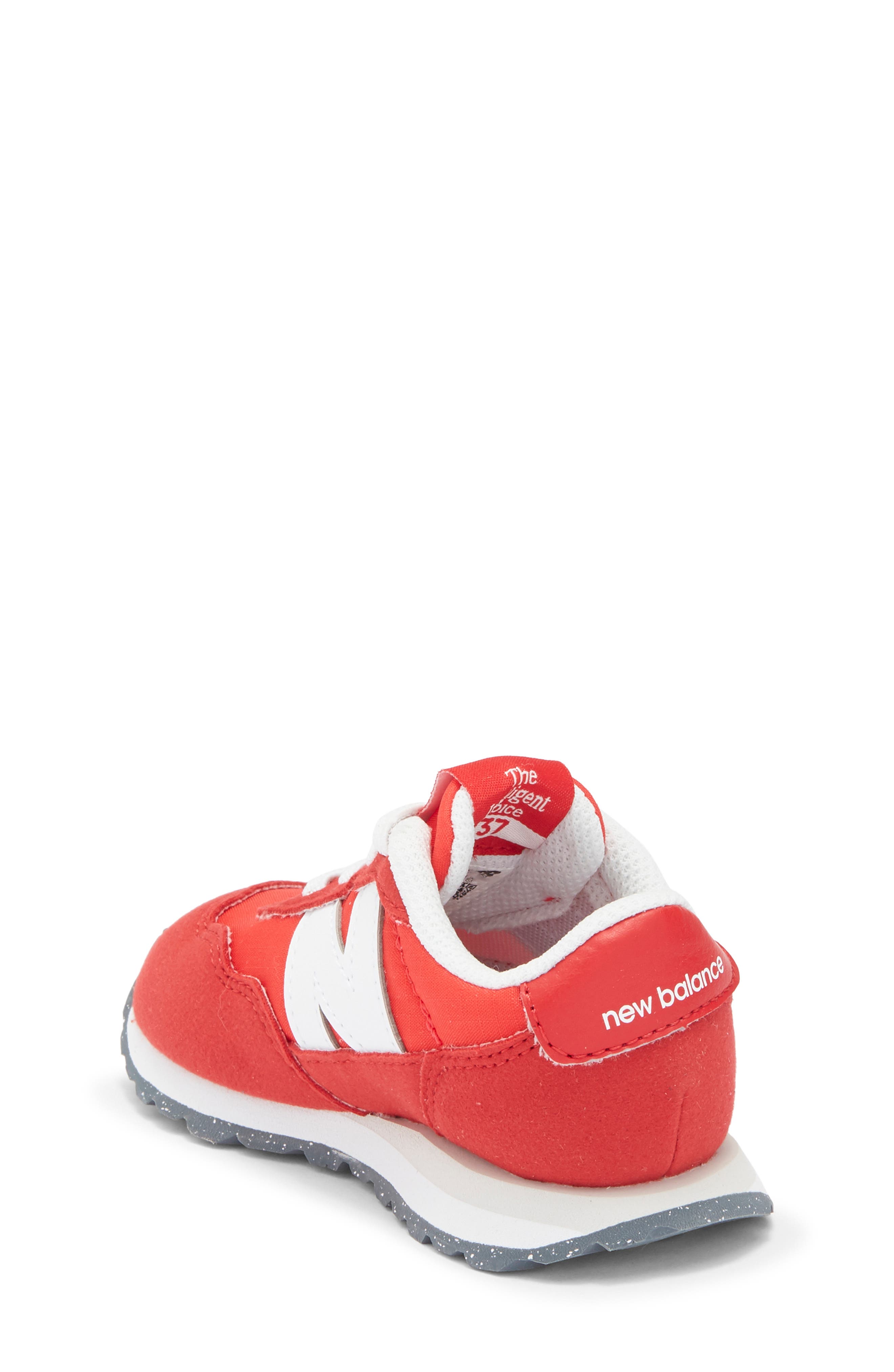 Kids' 237 Sneaker, Alternate, color, WHITE/ TRUE RED