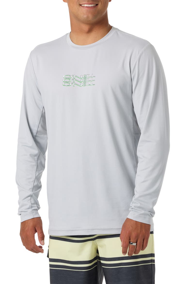Triple Stretch UPF Long Sleeve Rashguard, Main, color, HIGH RISE