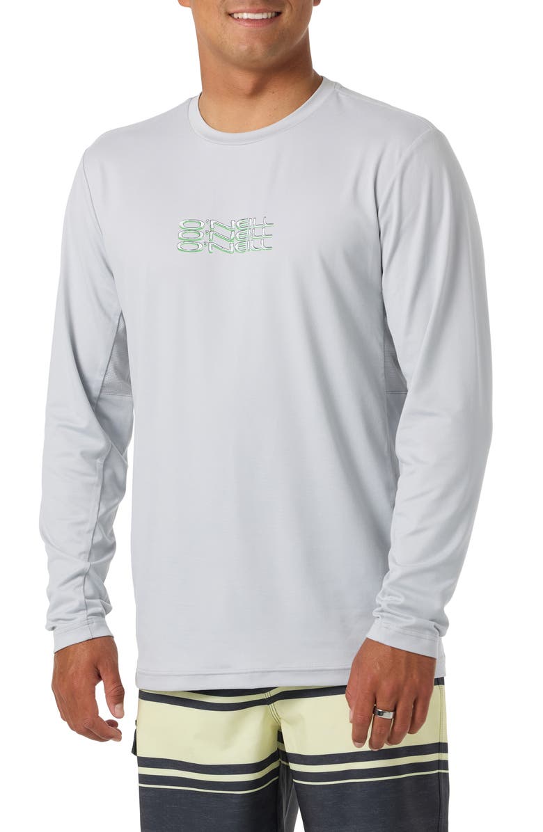 O'Neill Triple Stretch UPF Long Sleeve Rashguard, Main, color, High Rise
