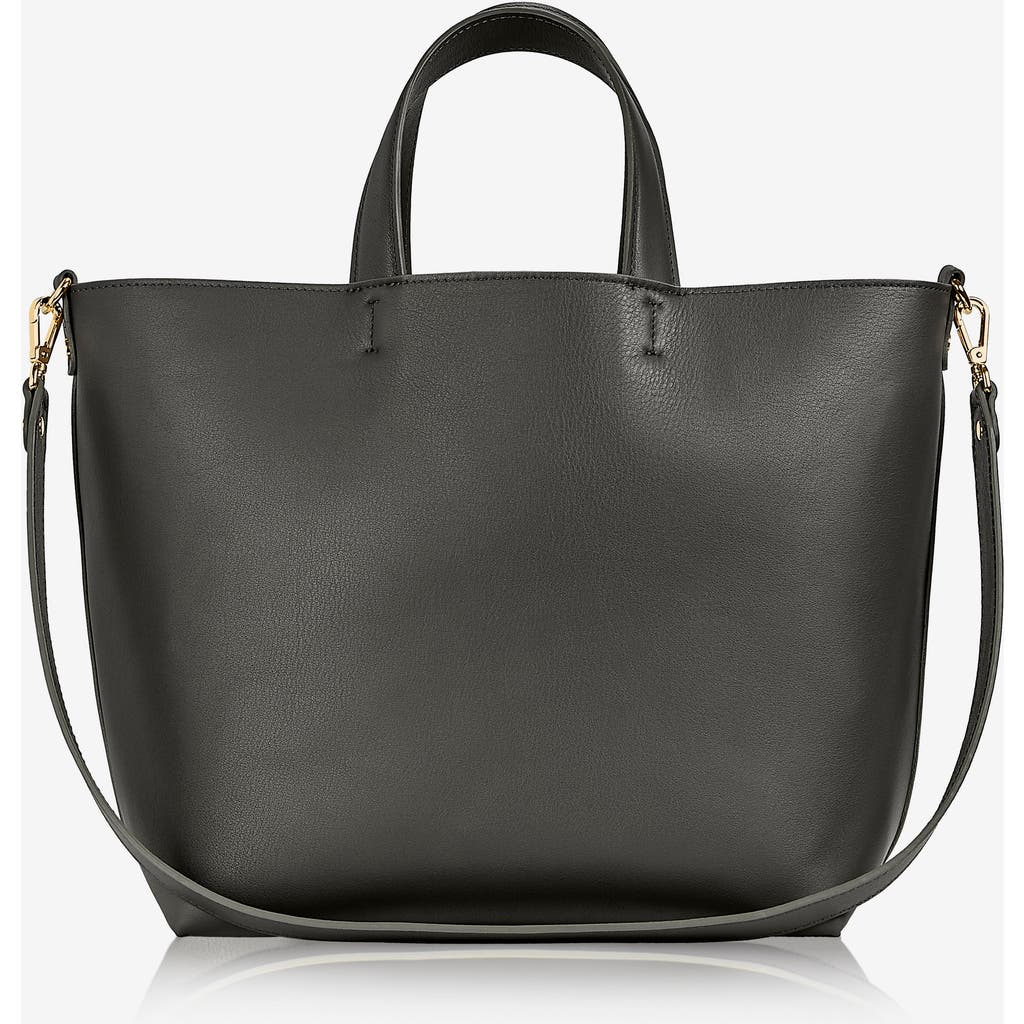 Gigi New York Austin Leather Tote Bag In Graphite