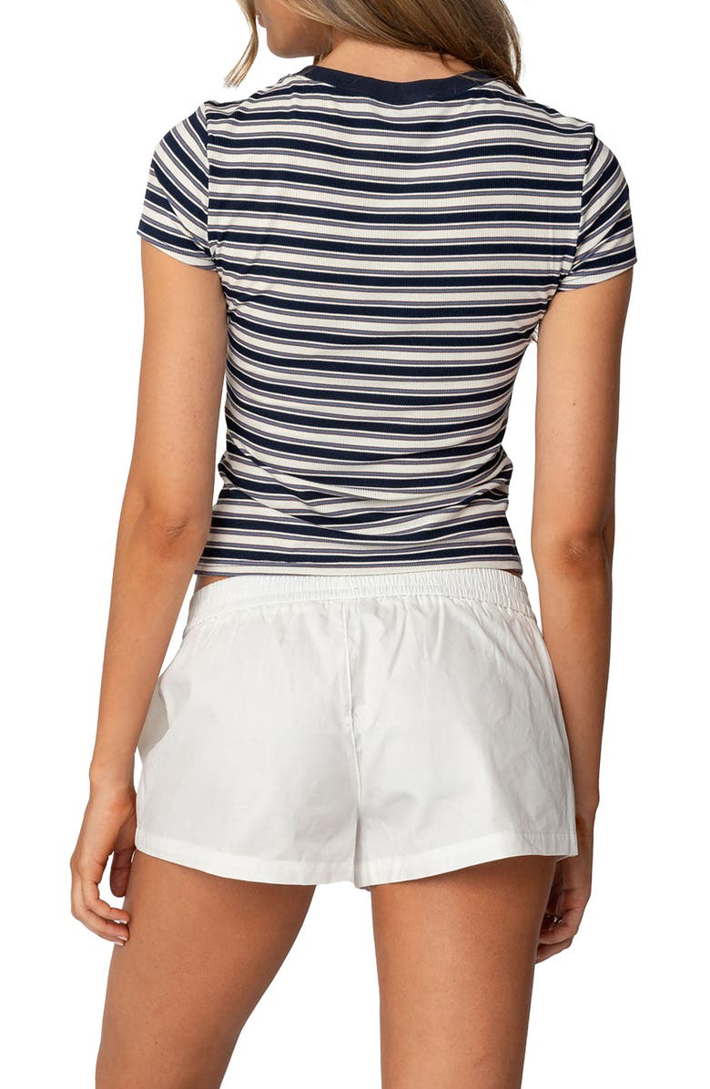 EDIKTED Arlyn Stripe T-Shirt, Alternate, color, Mix